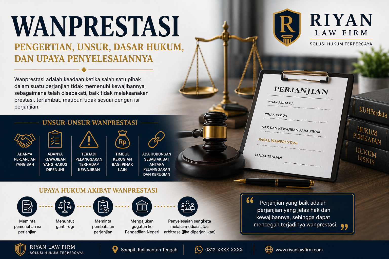 Pengertian, Unsur, Dasar Hukum, dan Upaya Penyelesaiannya Wanprestasi
