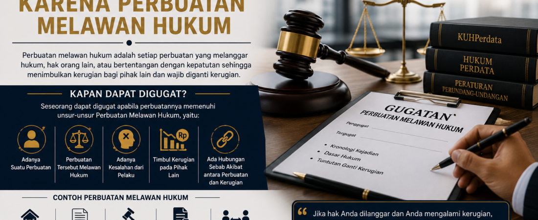 Kapan Seseorang Dapat Digugat karena Perbuatan Melawan Hukum