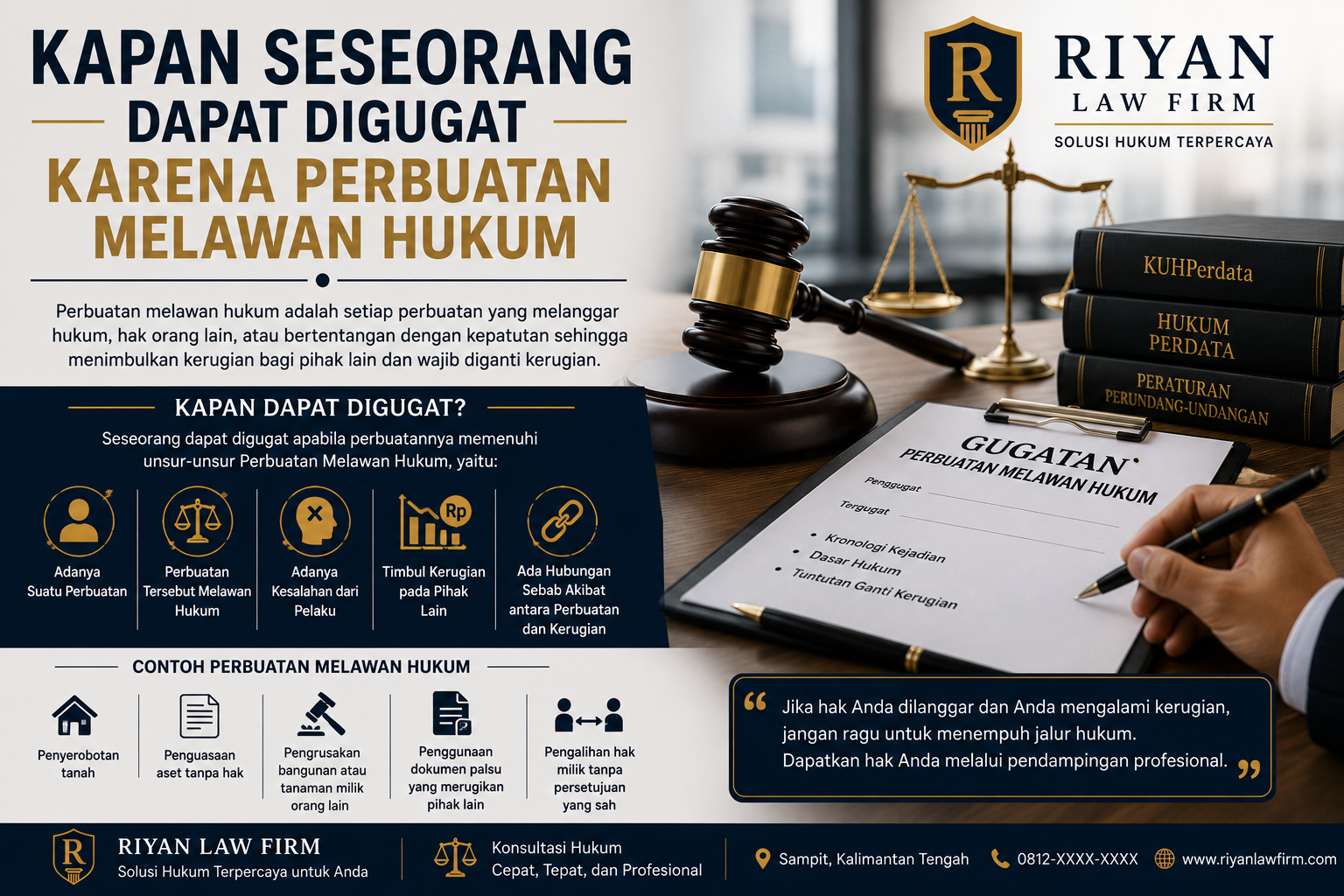 Kapan Seseorang Dapat Digugat karena Perbuatan Melawan Hukum