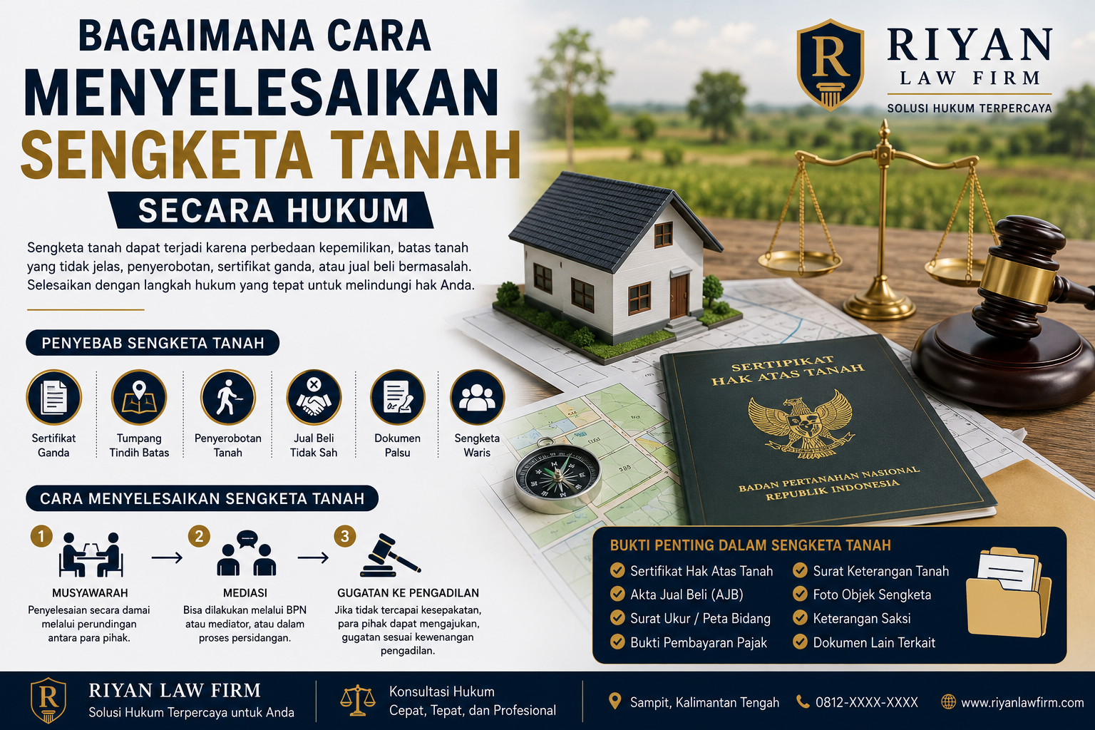 Bagaimana Cara Menyelesaikan Sengketa Tanah Secara Hukum