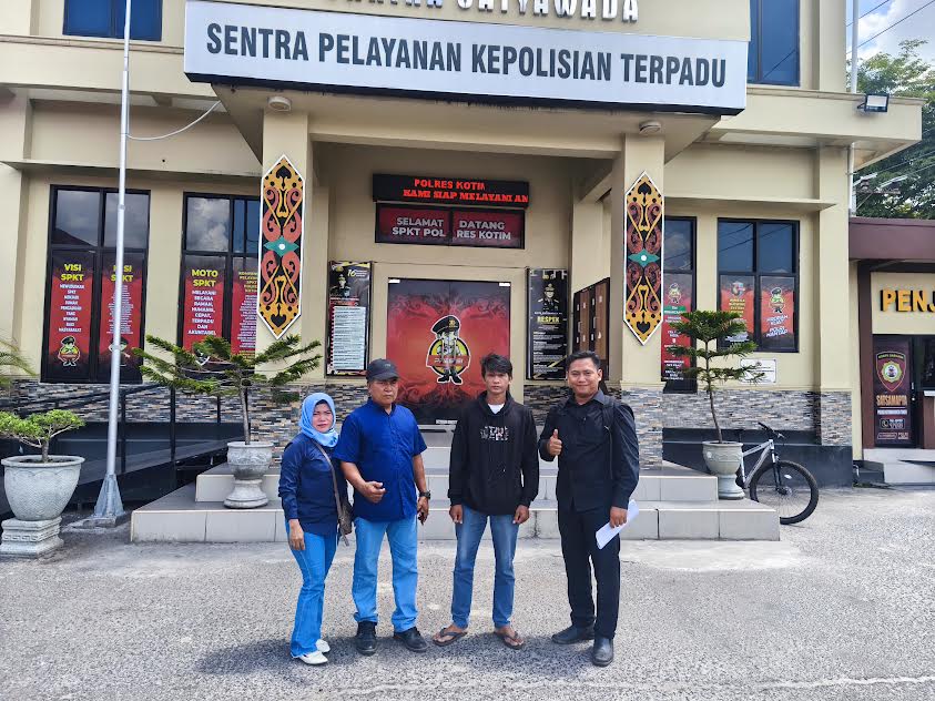 Riyan Law Firm Dampingi Klien Berikan Keterangan Pelapor di Polres Kotawaringin Timur