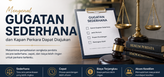 Mengenal Gugatan Sederhana dan Kapan Perkara Dapat Diajukan