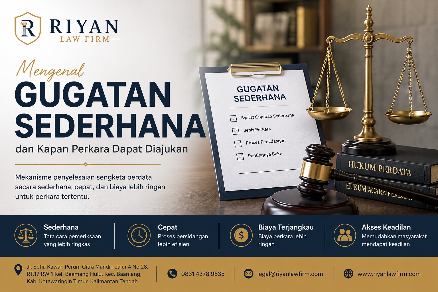 Mengenal Gugatan Sederhana dan Kapan Perkara Dapat Diajukan